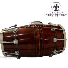 Buy Wooden Musical Dholak Instrument Drum Nuts & Bolt With Kit Carry Bag
