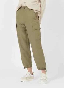 Polo Ralph Lauren Chino Cargo Combat Khaki Green Trousers UK 12 / 30" RRP £119 - Picture 1 of 20