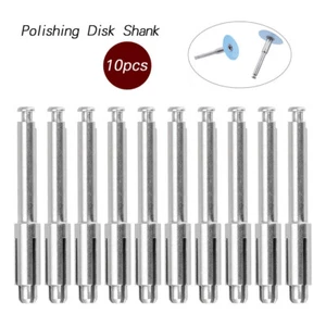 10 Pcs Dental Polishing Holding Rod Mandrel Soflex Flexi Discs Fit RA Shank - Picture 1 of 18