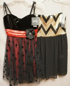 My Michelle or By & By Juniors Dress Sizes: 5 & 7 Perfect for Christmas BNWT - Picture 1 of 23