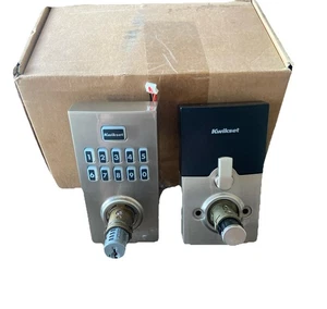 Llave inteligente electrónica sin llave Kwikset SmartCode 917 níquel satinado palanca Tustin - Imagen 1 de 10
