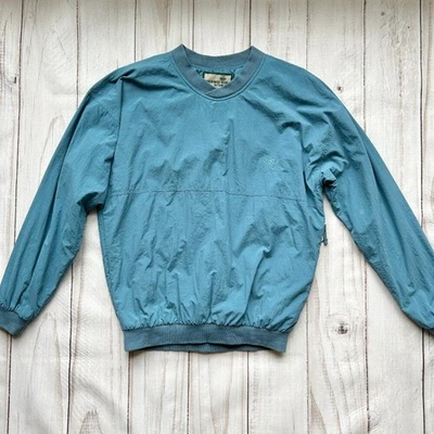 Dockers Men's Vintage Golf Windbreaker Pullover Outerwear Teal Size S - Image 1 of 4