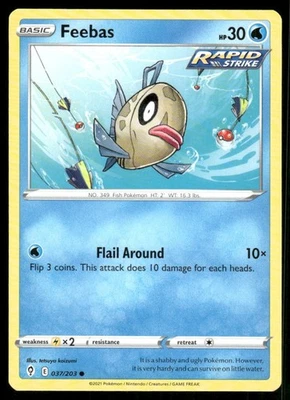 Pokémon TCG Pokémon Feebas Feebas Common Regular - Image 1 of 2