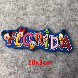 Imán de nevera Disney Florida Mickey Minnie Goofy Donald Pluto imán de goma - Imagen 1 de 1