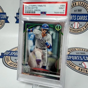 2020 Topps Tribute Rookies Green /99 Bo Bichette #20R-BB PSA 9 POP 3 RC Blue Jay - Bild 1 von 5