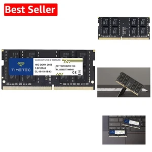 Upgrade Your Laptop with 16GB DDR4 2666MHz SODIMM Non-ECC RAM Module - Picture 1 of 11