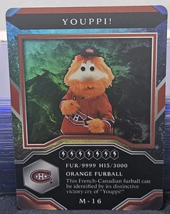 21-22 MVP Youppi! Mascot Gaming Card 🚨🚨🚨 Montreal Canadiens - Picture 1 of 2