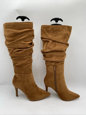 NUEVO SIN CAJA Journee Collection Mujeres Sarie Tru Comfort Espuma Stiletto Botas Hasta la Rodilla 9 Foto 1 de 4