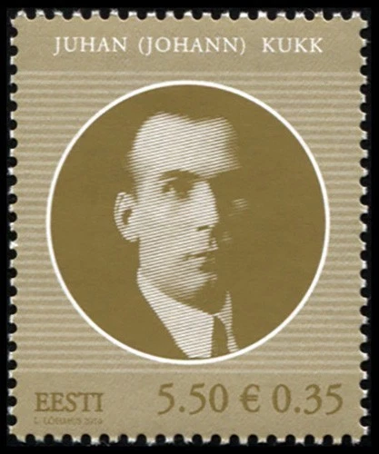 Estonia 2010. Juhan Kukk (1885-1942), Head of state (MNH OG **) Stamp - Image 1 of 1