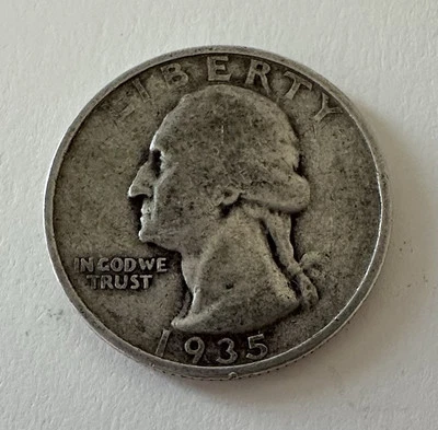 1935 S Washington Quarter Error Coin - Image 1 of 4