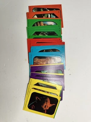 1983 topps return of the jedi series 1 set of 33 stickers - Image 1 of 2