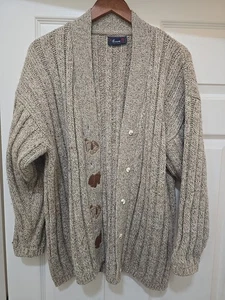 Cardigan pull femme Alcova Woodblend Italie crème et beige taille M / Feat Puppies - Photo 1/10