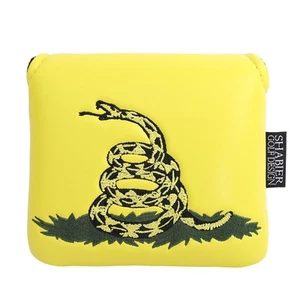 Gelber Golf Large Mallet Headcover mit Snake Design für Golf Putterschläger - Bild 1 von 8