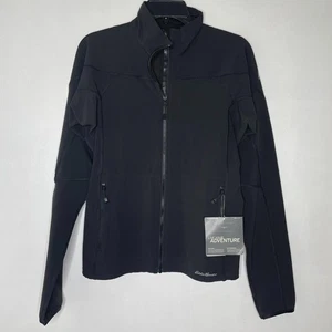 Eddie Bauer First Ascent Jacket S Black StormRepel Windbreaker Outdoor NEW Women - Picture 1 of 8