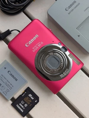 Canon IXUS 95 IS 10MP Digitale Kompaktkamera Pink - Bild 1 von 4