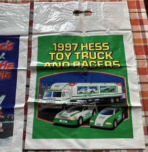 2 Hess Tüten Spielzeug LKW Plastiktüte Space Shuttle mit Satellit - Bild 1 von 4