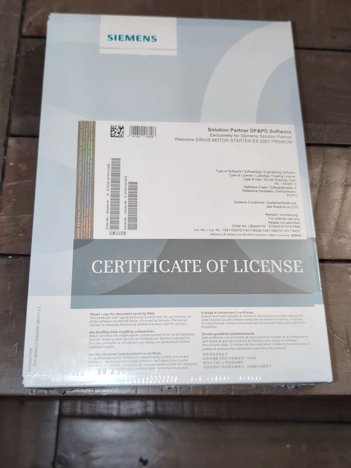 Программное обеспечение Siemens Simatic Logon V1.5 *ЗАПЕЧАТАНО С ЛИЦЕНЗИЕЙ* - Изображение 1 из 1