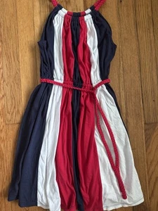 The Children’s Place Girls Size 7/8 Patriotic Tank Dress July 4th - Picture 1 of 4