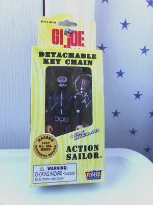 NUEVO GI Joe Action Sailor Llavero Desmontable Serie 1967 1988 Hasbro Foto 1 de 4