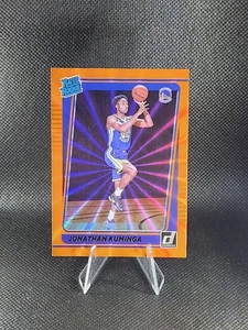 2021-22 Donruss Jonathan Kuminga #240 Holo Orange Laser Golden State  - Foto 1 di 2