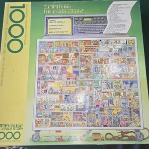 HTF Computers: The Inside Story Bob Martin, Springbok Puzzles 1980s Complete - Picture 1 of 8