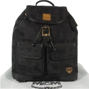 MCM Black Large Classic Vintage Backpack - Picture 1 of 11