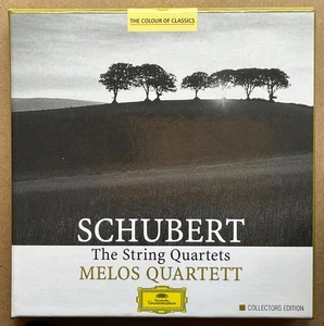 SCHUBERT - The String Quartets - Melos Quartett 6 x Juego de caja de CD 1999 DG Excelente estado! - Imagen 1 de 2