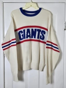 Vintage New York Giants Cliff Engle Coaches Sweater Men's Size XL Parcells - Picture 1 of 5