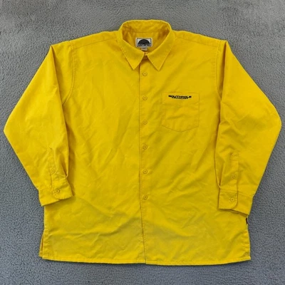Vintage Southpole Shirt Mens 2XL Tall Yellow Long Sleeve Loose Button Preppy Y2K - Image 1 of 4