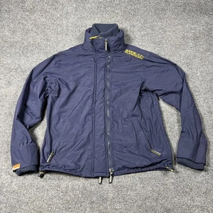 Superdry Jacket Mens 2XL Navy The Windcheater Professional Full Zip Mesh Lined - Picture 1 of 16