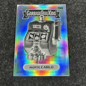 2024 Garbage Pail Kids Chrome Series 7 #256b NEGATIVE REFRACTOR MONTE CARLO - Picture 1 of 2