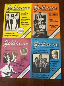 Goldmine Magazine Lot of 4 Vintage 1979 Record Collector's Marketplace - Imagen 1 de 7