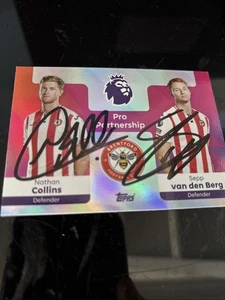 MATCH ATTAX 2026 COLLLLINS & VAN DEN BERG BRENTFORD FIRMATO- - Foto 1 di 1