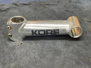 Vintage KORE 1 1/8 135mm 25.4 Clamp Silver Stem - Picture 1 of 5