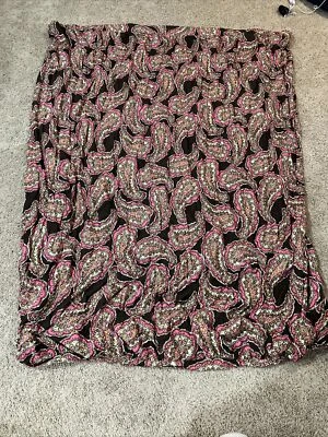 Pottery Barn Teen  Down Pink Paisley Twin Duvet College Dorm - Image 1 of 4