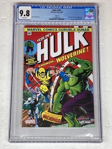 2020 HULK 181 CGC 9.8 MARVEL COMICS TURKEY TURKISH EDITION CIZGI 1st WOLVERINE - Picture 1 of 2