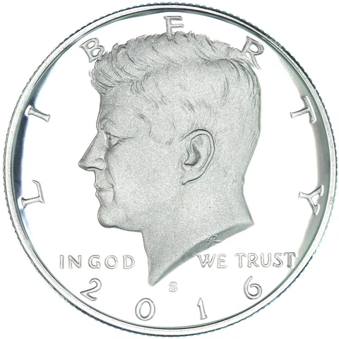 2016 S Kennedy Half Dollar Gem Deep Cameo 90% Silver Proof See Pics Z395 Cover