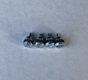 4Pcs/Set Chrome Thumb Screws 6-32 Thread for Lian Li Cases - SILVER - Afbeelding 1 van 7
