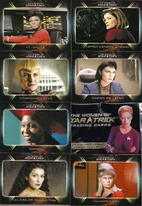 JUEGO BASE COMPLETO DE 81 CARTAS MUJER DE STAR TREK TOS TNG DS9 VOYAGER + CON ENVOLTURA - Imagen 1 de 1