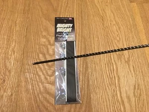 12" Mighty Bright "Eclipse" SCHWARZ (Premium-Reihe) reflektierendes Spitzenband! - Bild 1 von 6