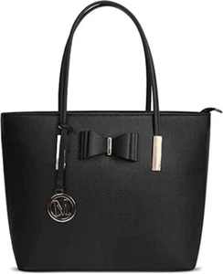 Damas Bolso de Mano Grande Mujeres Cuero Sintético Diseñador Bolso de Hombro Viaje Compras - Imagen 1 de 4