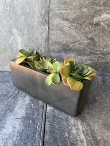 Assorted Artificial Succulent Potted Plants 8”x4.5”x3.5” By Threshold, FREE S&H. - Picture 1 of 8