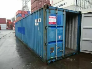 40'DV Seecontainer, Lagercontainer, Schiffscontainer Baustellencontainer - Bild 1 von 10