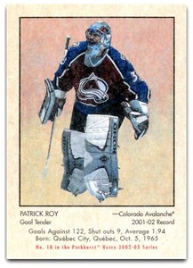 PATRICK ROY Hockey Cards SERIES ONE **** PICK YOUR CARD **** From The LIST