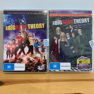 The Big Bang Theory DVDs Complete Fifth & Sixth Seasons 5 & 6 SEALED TRACKED - Picture 1 of 3