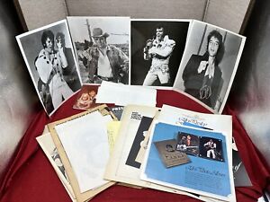 Elvis Fan Collection Ephemera Photo Mail Order Misc Scrapbook Estate Find