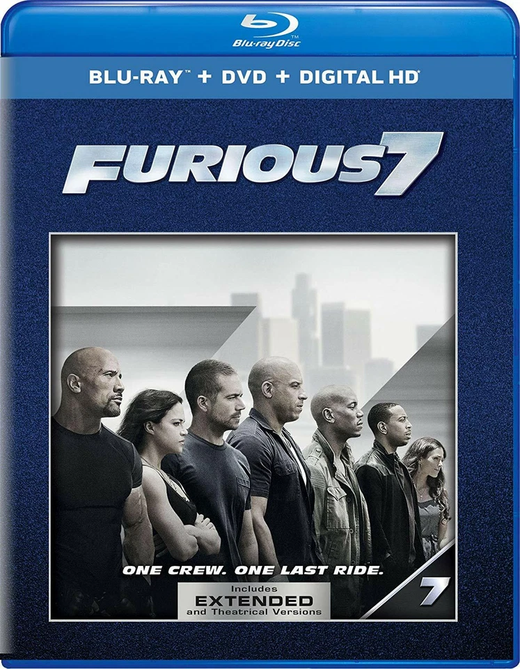 Furious 7 (Blu-ray/DVD, 2015) NEW Factory Sealed, Free Shipping - Bild 1 von 1