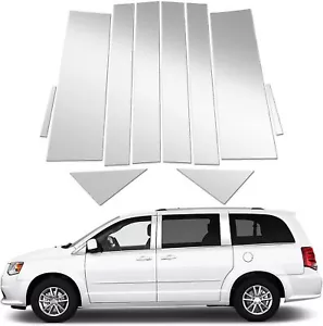 Chrome Window Pillar Post Door Trim Cover For Chrysler Town & Country 2008-2016 - Picture 1 of 10