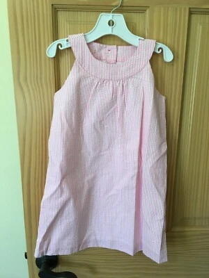 NWT Gymboree Pink Seersucker Dress special Occassion Wedding Easter Outlet - Image 1 of 2