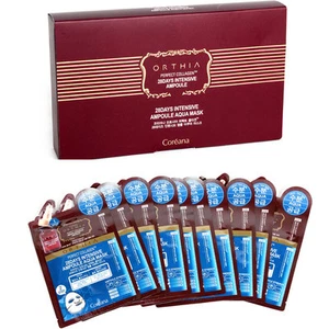 Coreana Orthia Perfect Collagen 28 Days Intensive Ampoule 2 Step Aqua Mask 10pcs - Picture 1 of 3
